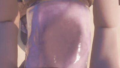 Twink Guy Fucks with two Huge Furry (POV)