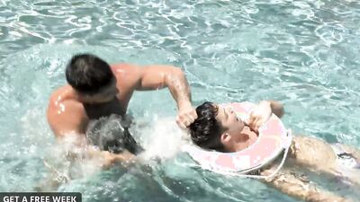 Hairy Lifeguard Thanked By Being Properly Fucked - Aspen, Nic Sahara - NextDoorStudios