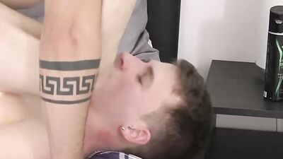 Amateurs Alexis Clark and Taylor Mason anal fuck and cum