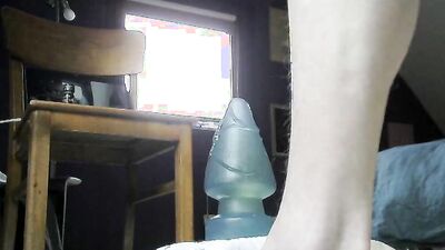 Giant plug stretching me again