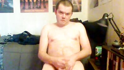 afternoon jack off session with cumshot and ass play