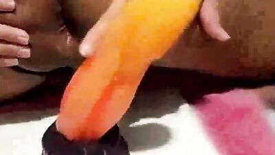Bad dragon orochi in videocall with daddy P (SD)