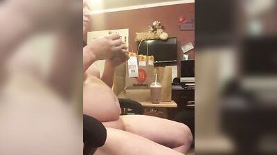 Fatty eating McDonald’s