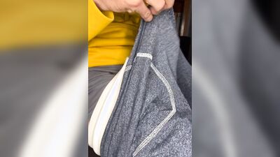Precumming in Jeans While Trying to Read a Book