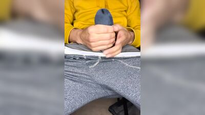 Precumming in Jeans While Trying to Read a Book