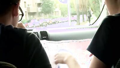 BTS of young Kain Lanning and Jayden Ellis before having sex