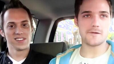 BTS of young Kain Lanning and Jayden Ellis before having sex