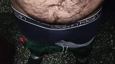 Jerking and precum while pyjamas down.