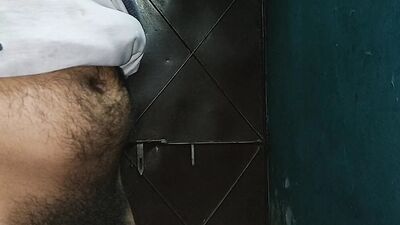 Jerking and precum while pyjamas down.