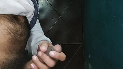Jerking and precum while pyjamas down.