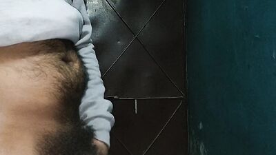 Jerking and precum while pyjamas down.