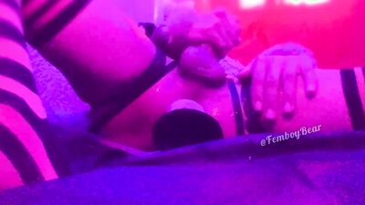 Hot Femboy Covered in Cum