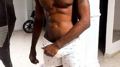 I jerk off looking at myself in the mirror