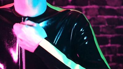 Sounding in rubber gay rubber skin