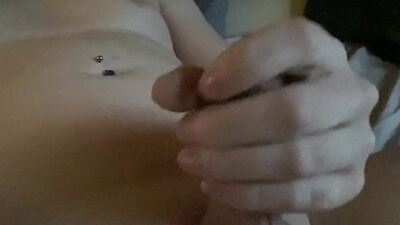 DADDY DOWNSTAIRS, NEEDED to ooze my HOT CUM out HARD and FAST!!