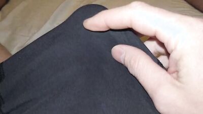 Hitachi Wand Vibrating My Dick Through My Boxers DMVToyLover