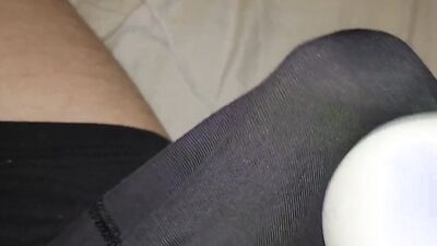 Hitachi Wand Vibrating My Dick Through My Boxers DMVToyLover
