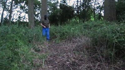 OUTDOOR HIKING WALK STRIP TO NAKED