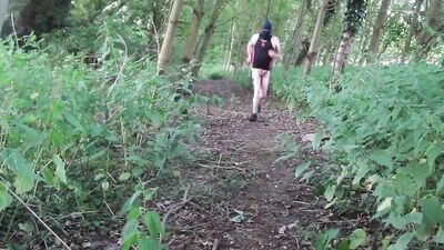 OUTDOOR JOGGING IN VEST NO SHORTS