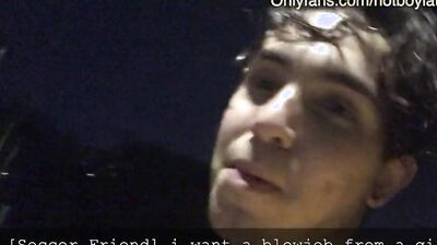 Soccer friends gets hard in the game