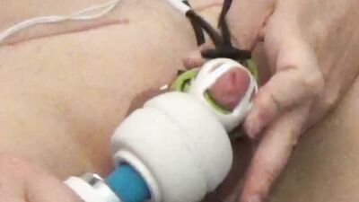 Old Clip from 2017: E-Stim in Chastity Cage
