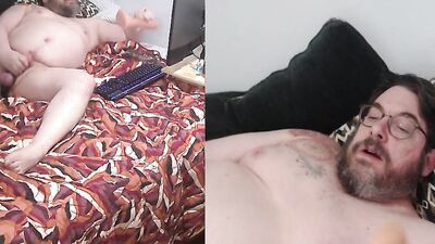 Lovethiccbeef on edibles and jacking with a sheaf until I cum