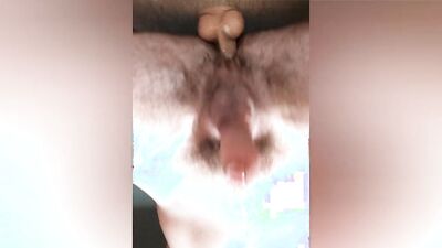 Long creamy messy dildo dick flopping session