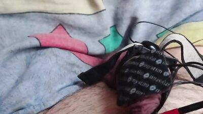 Beautiful electro stime cum toy today