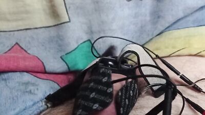 Beautiful electro stime cum toy today