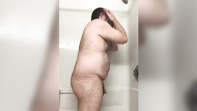 Bear in the Shower