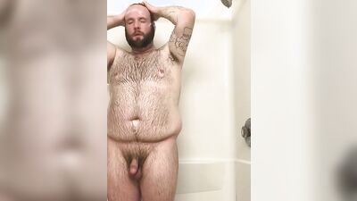 Bear in the Shower