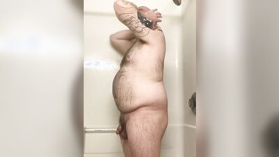 Bear in the Shower