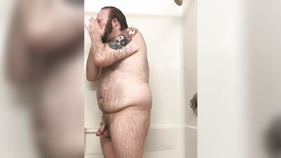 Bear in the Shower