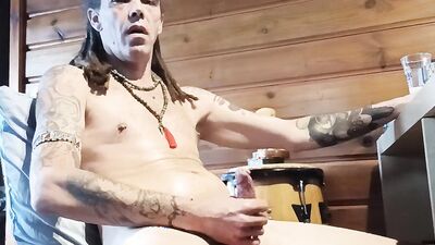DREADHEADBOY WANKING FOR HIS WIFE