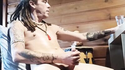 DREADHEADBOY WANKING FOR HIS WIFE