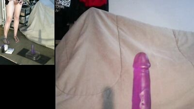 Dildo riding craving a hard cock in my tight ass