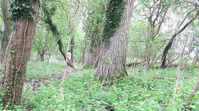 NAKED WALK OUTDOORS FROM START TO FINISH