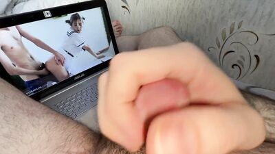 watching Eva Elfie and jerk off gay