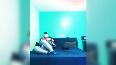 Two friends experiment together