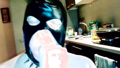 HARD BDSM session with an OLDER MAN - FOOTJOB, HARD SLAP and SPIT
