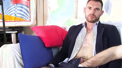 Handsome insurer made a porn to keep his job.