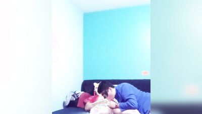 Sucking my friend pt1