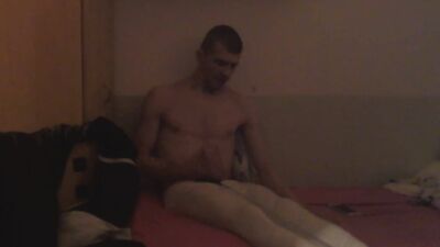 white legyns and white stocking and masturbate n bondage oral penis