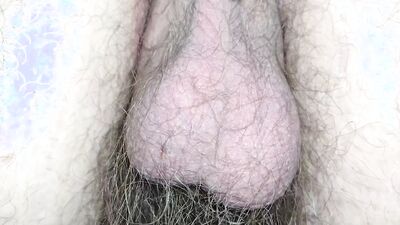 A closer view of my butt hole and hanging balls