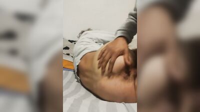 Our hetero friend records us fucking hard. Bareback and feet