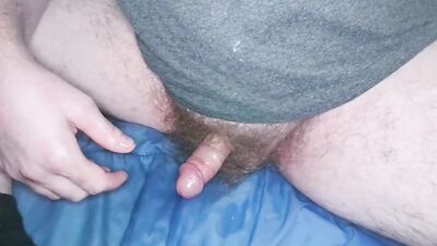 My penis is all lubed up