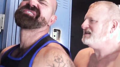 HAIRYANDRAW Older Bear Rusty McMann Barebacks Victor West