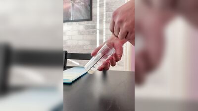 Making sperm ice with 14 massive loads