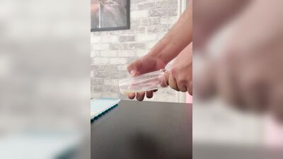 Making sperm ice with 14 massive loads