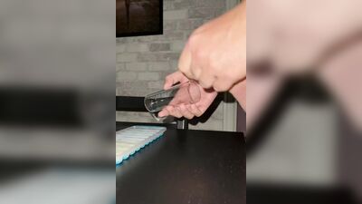 Making sperm ice with 14 massive loads